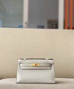 Hermes Kelly Clutches & Pouch Bags Online From China Cowhide Mini KL220180