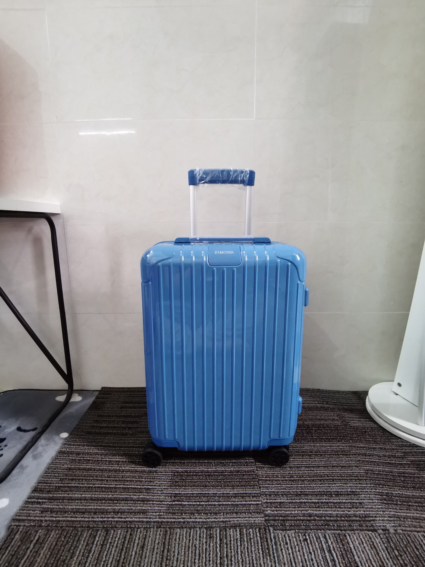 RIMOWA Essential Cabin Suitcase - Lake Blue Lightweight Carry-On Luggage