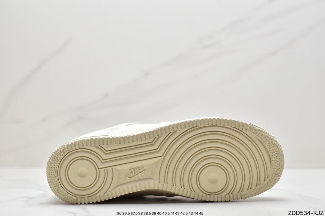 230 耐克 Stussy x Nike Air Force 1 Low”Black Cool” 原楦原纸版开发数据 CZ9084