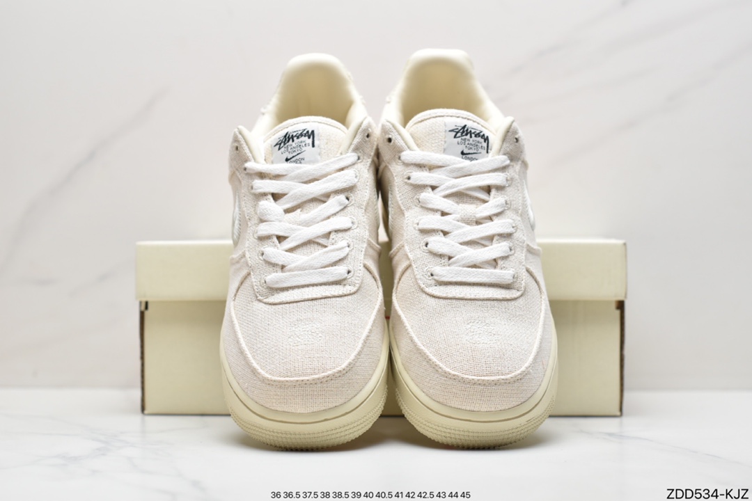 230 耐克 Stussy x Nike Air Force 1 Low”Black Cool” 原楦原纸版开发数据 CZ9084