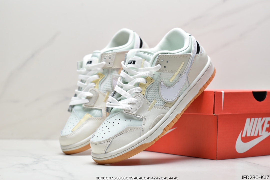 170 耐克Nike SB Dunk SCRAP系列休闲气垫板鞋 Dunk 彩色拼接缝合怪炫彩 DB0500