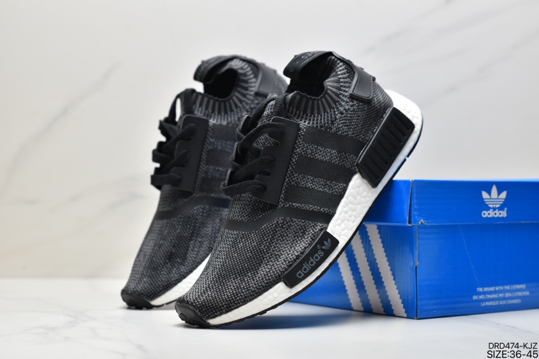110 阿迪达斯 Adidas NMD Runner Pk 针织面街头风经典百搭跑步鞋