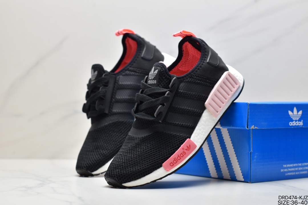110 阿迪达斯 Adidas NMD Runner Pk 针织面街头风经典百搭跑步鞋