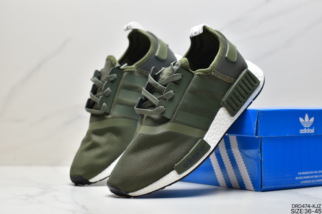 110 阿迪达斯 Adidas NMD Runner Pk 针织面街头风经典百搭跑步鞋