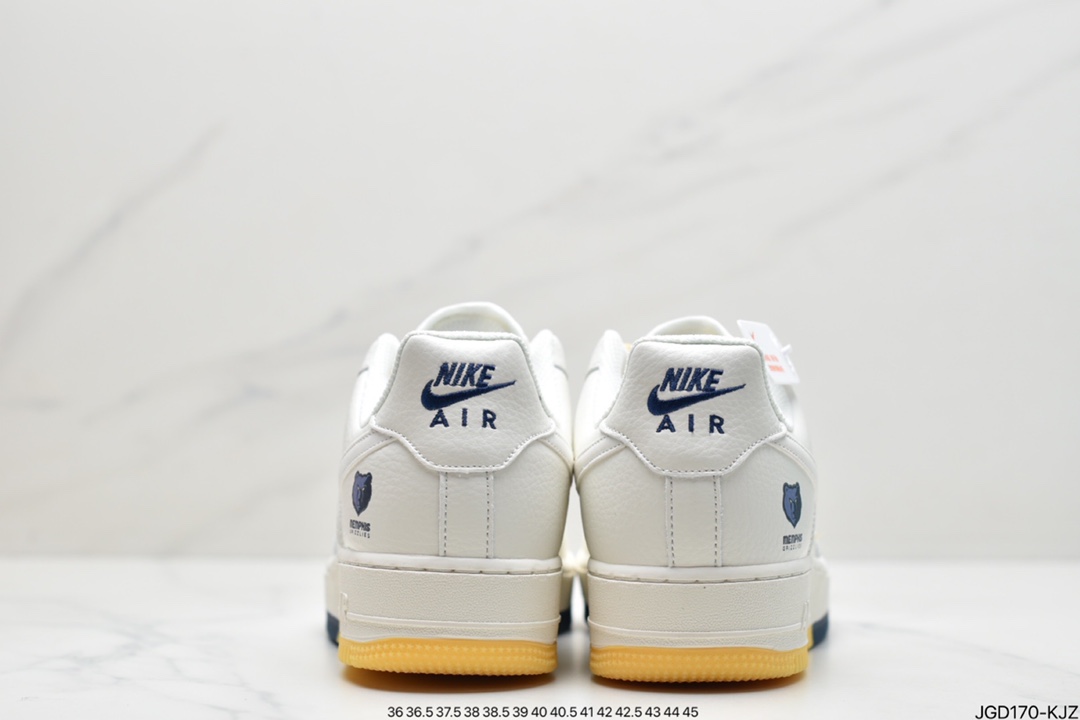 180 耐克NK Air Force 1 空军一号 孟菲斯灰熊队蓝黄底 TN2569-307