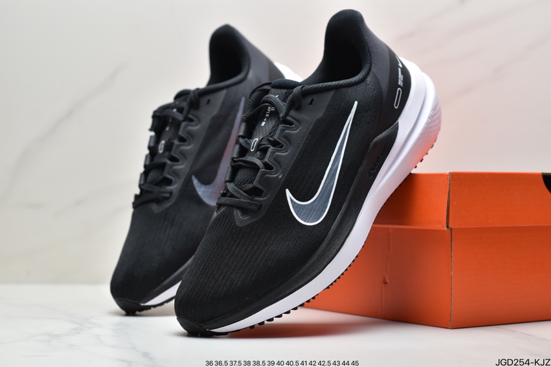 180 耐克Nike Air Zoom Winflo 9登月系列针织面透气训跑练步鞋 DD6203