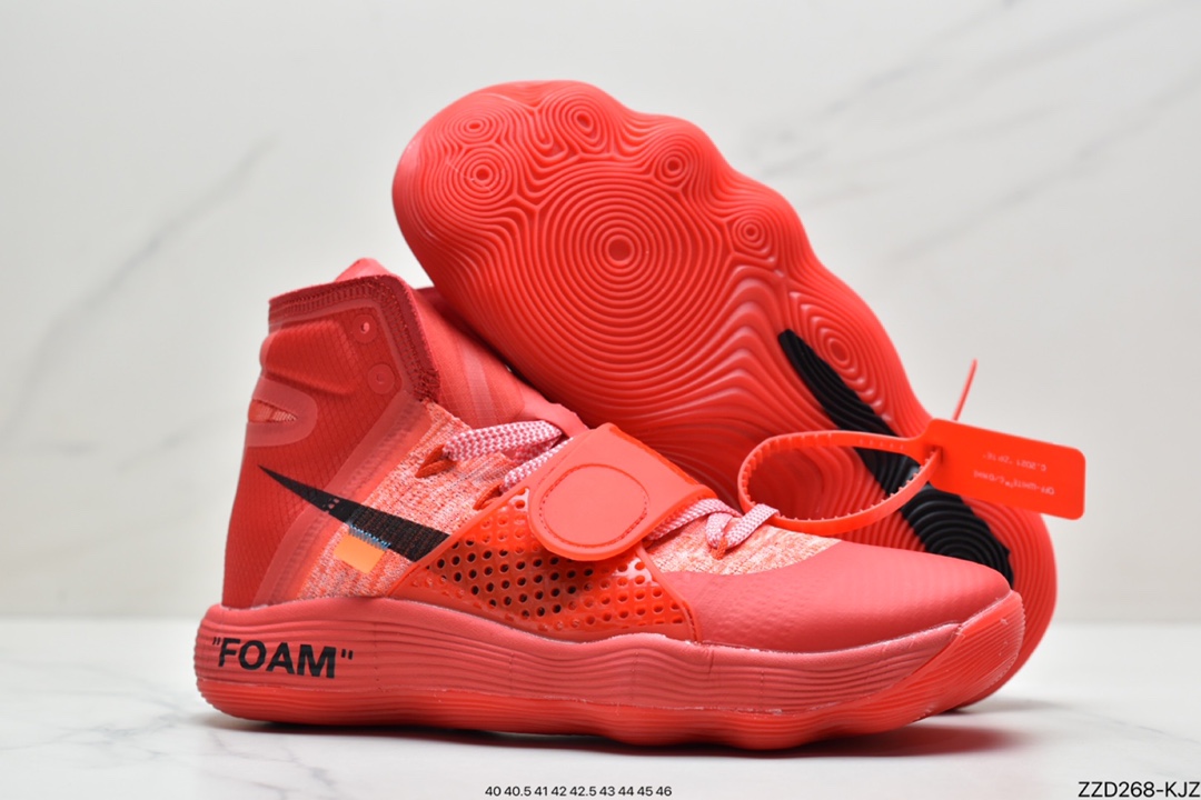 250 耐克大吕布 The 10：Nike REACT Hyperdunk 2017 Off-White联名篮球鞋AJ4578-700