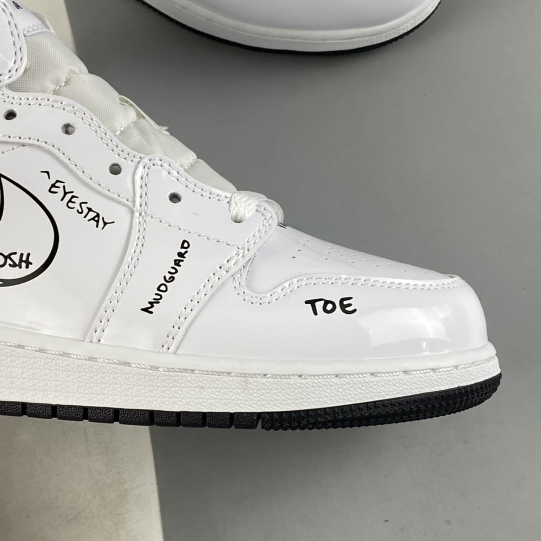 P260  Air Jordan 1 Mid AJ1 乔1 中帮百搭休闲运动板鞋 DQ1864-100
