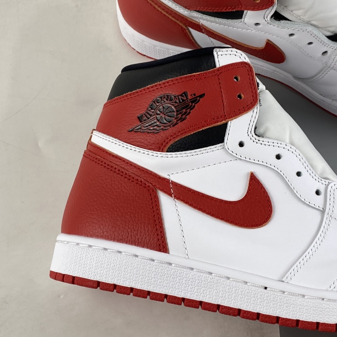 P420  Air Jordan 1 High OG AJ1 乔1白红复古高帮文化篮球鞋 555088-161