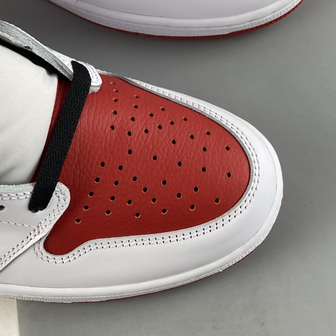 P420  Air Jordan 1 High OG AJ1 乔1白红复古高帮文化篮球鞋 555088-161