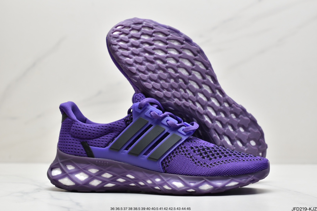 170 阿迪达斯ULTRABOOST WER DNA针织透气鞋面真爆大底复古跑鞋GY8081