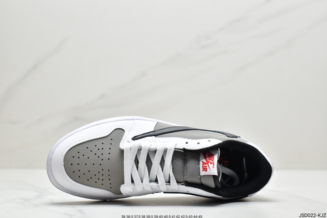 200 乔丹一代AJ1 三方联名板鞋 Travis Scott x Fragment x Air Jordan 1 Low 低帮闪电倒勾CQ4278-128