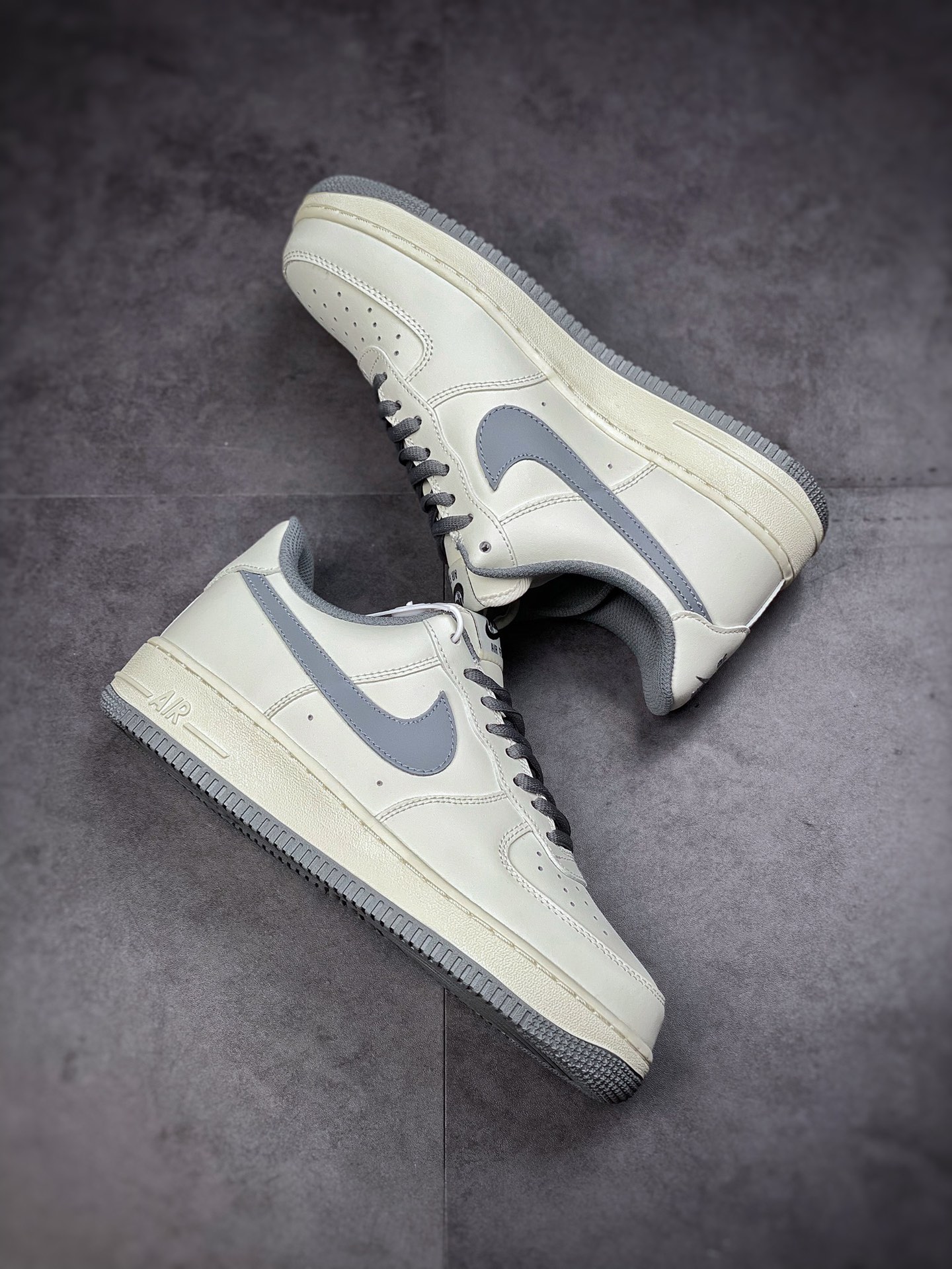 220  Nike Air Force 1 Low 07 白灰 原楦头原纸板 打造纯正空军版型 CW5653-263