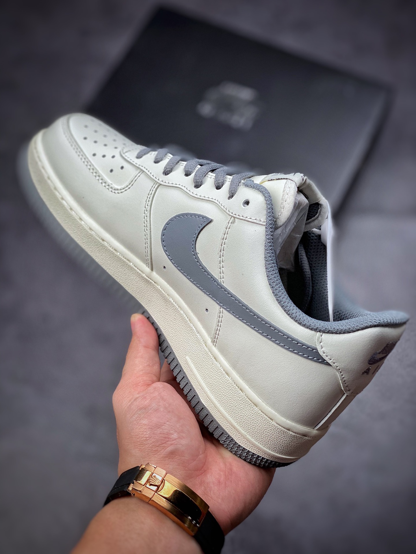 220  Nike Air Force 1 Low 07 白灰 原楦头原纸板 打造纯正空军版型 CW5653-263