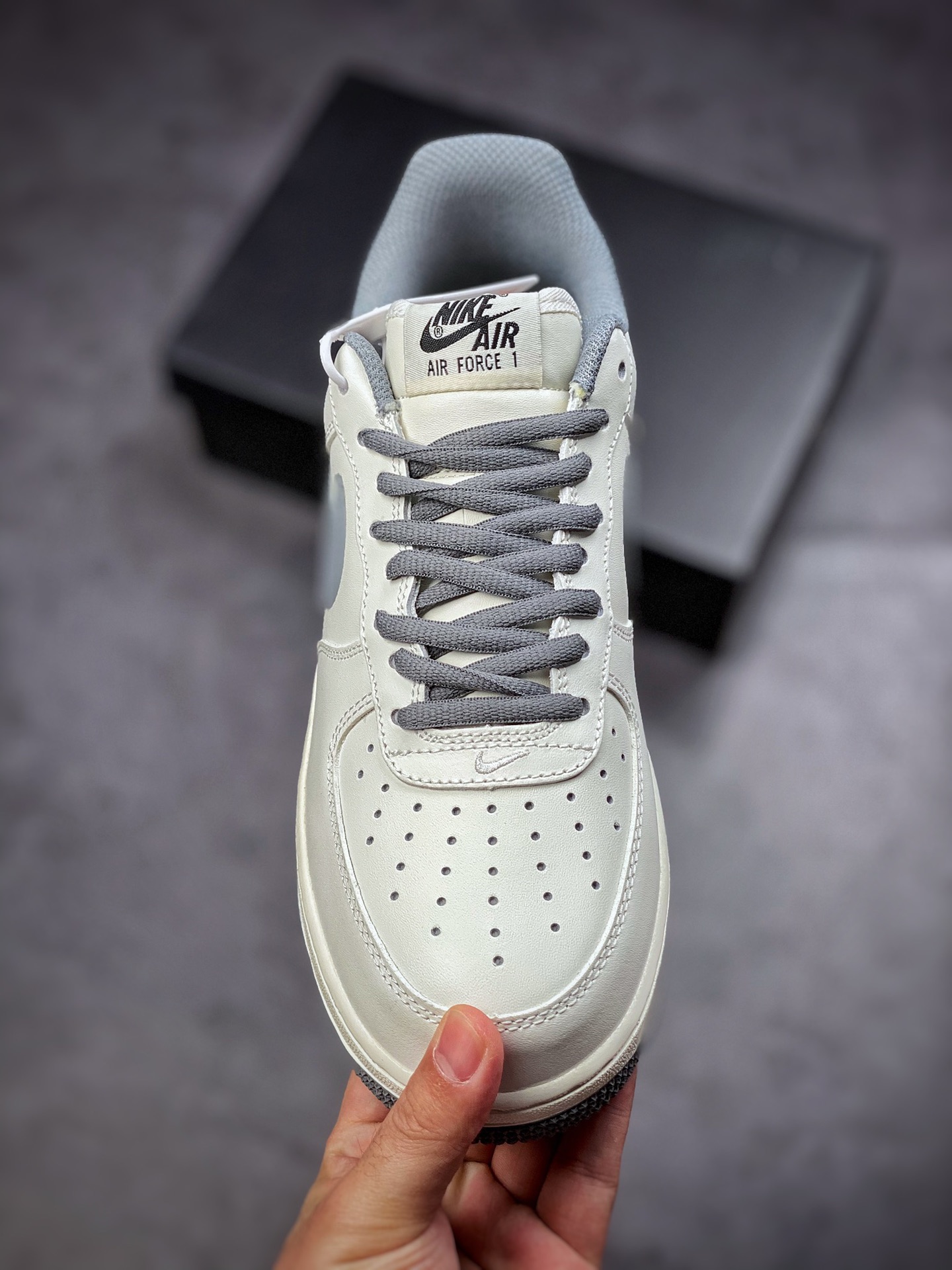 220  Nike Air Force 1 Low 07 白灰 原楦头原纸板 打造纯正空军版型 CW5653-263