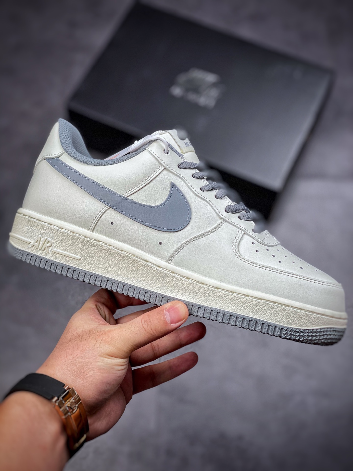 220  Nike Air Force 1 Low 07 白灰 原楦头原纸板 打造纯正空军版型 CW5653-263