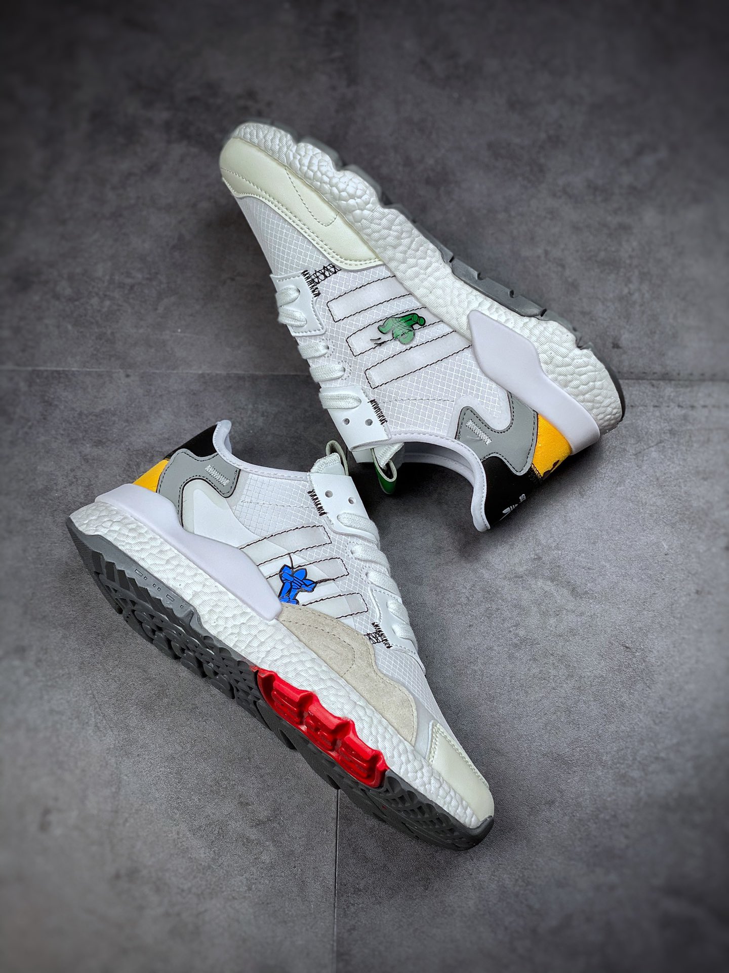 180  Adidas Nite Jogger 2019 Boost 彩色印花夜行者 HP9113