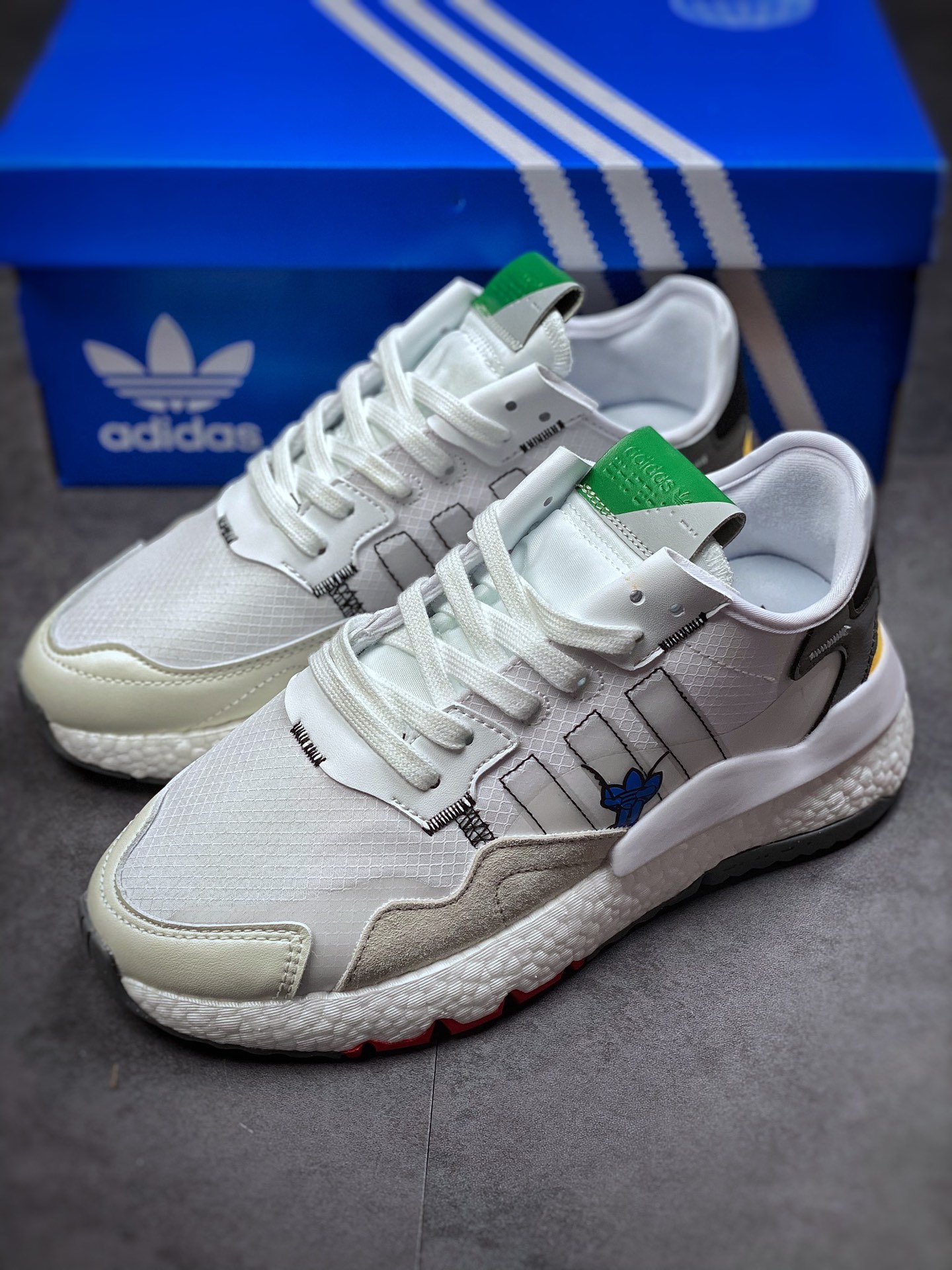 180  Adidas Nite Jogger 2019 Boost 彩色印花夜行者 HP9113