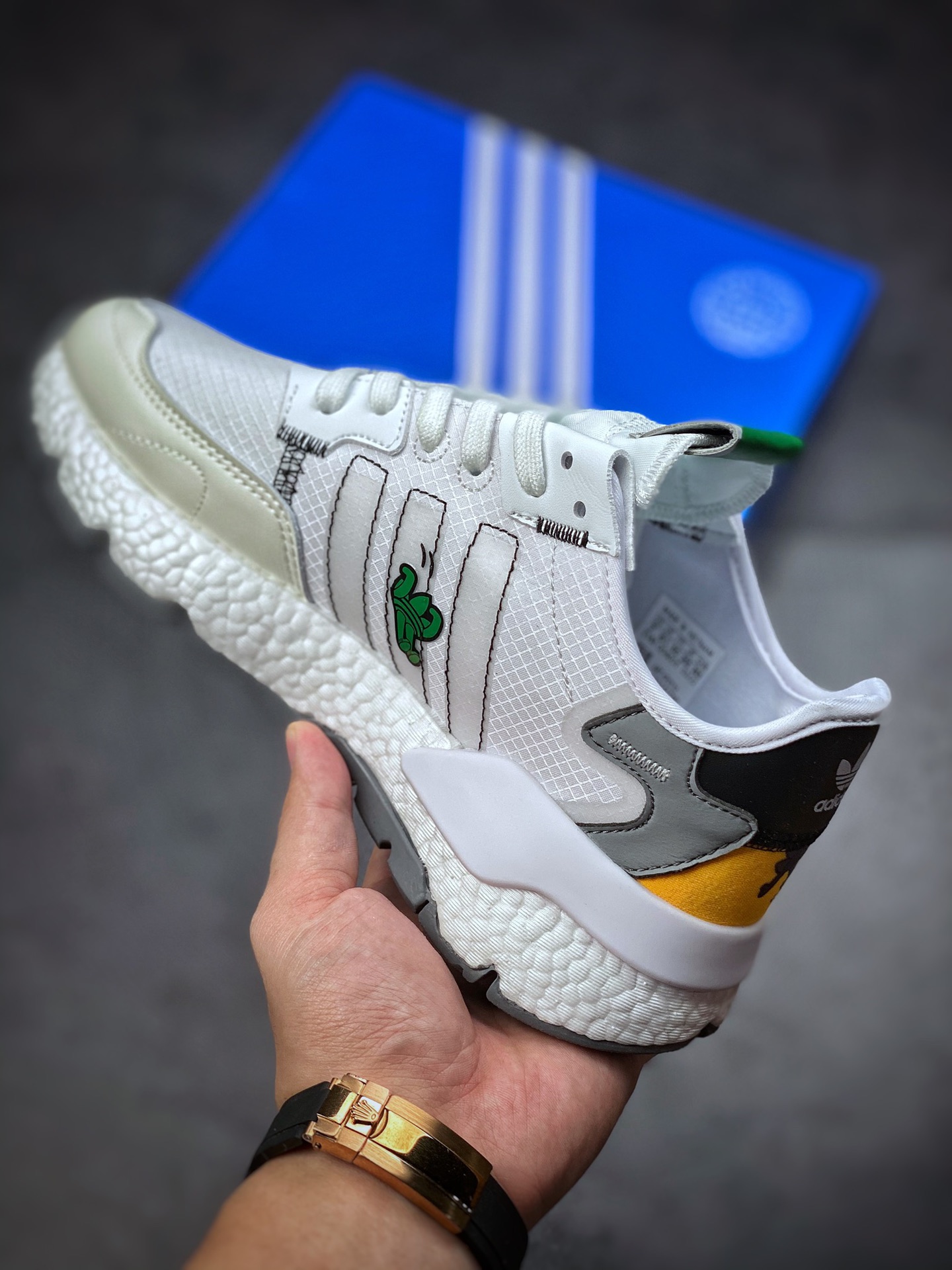 180  Adidas Nite Jogger 2019 Boost 彩色印花夜行者 HP9113