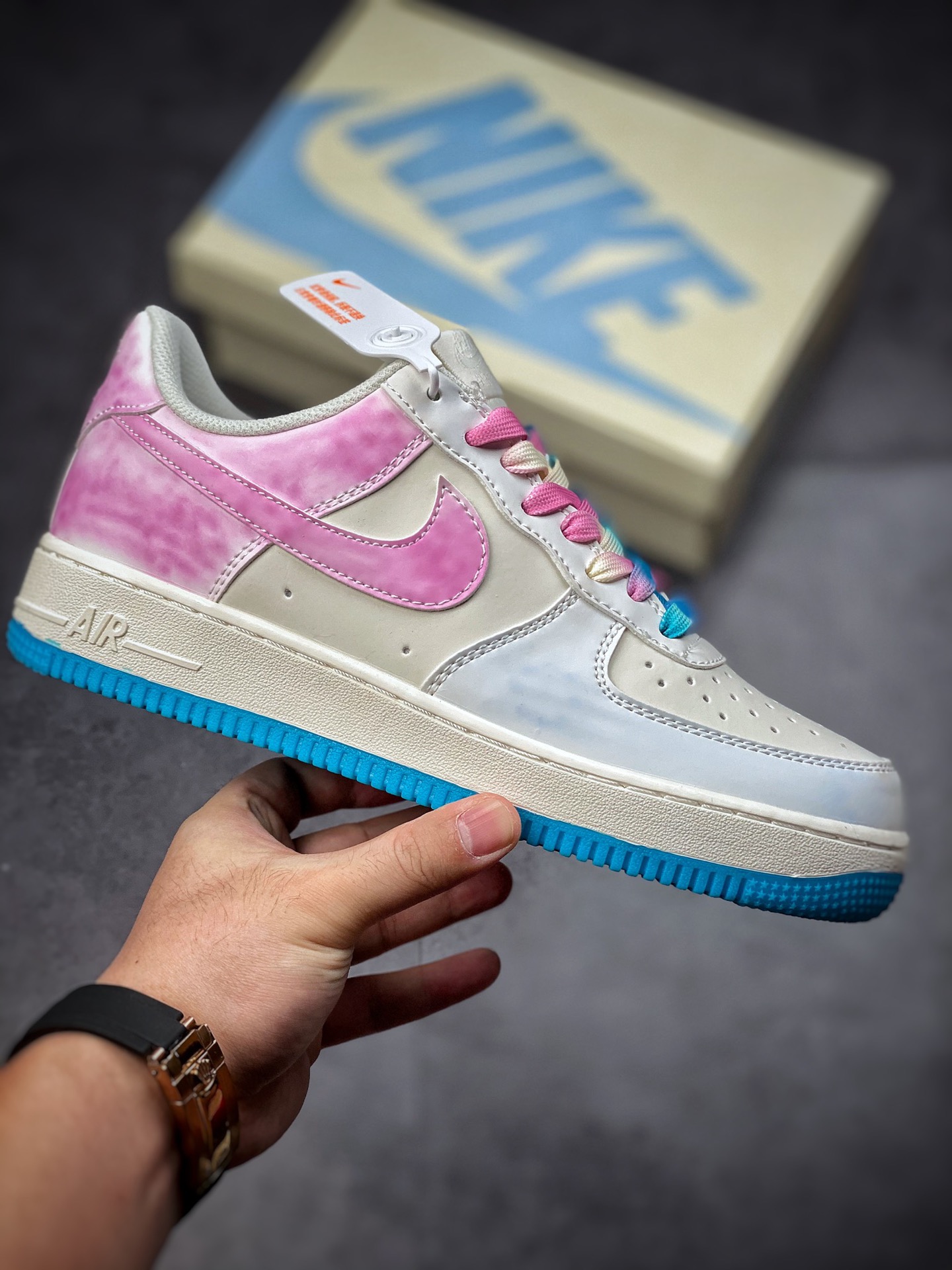 260  Nike Air Force 1 Low 07 “七彩热感应” 原楦头原纸板 CH6696-326
