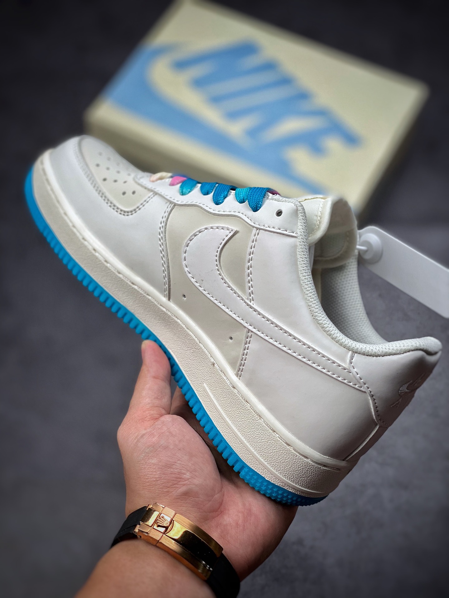260  Nike Air Force 1 Low 07 “七彩热感应” 原楦头原纸板 CH6696-326