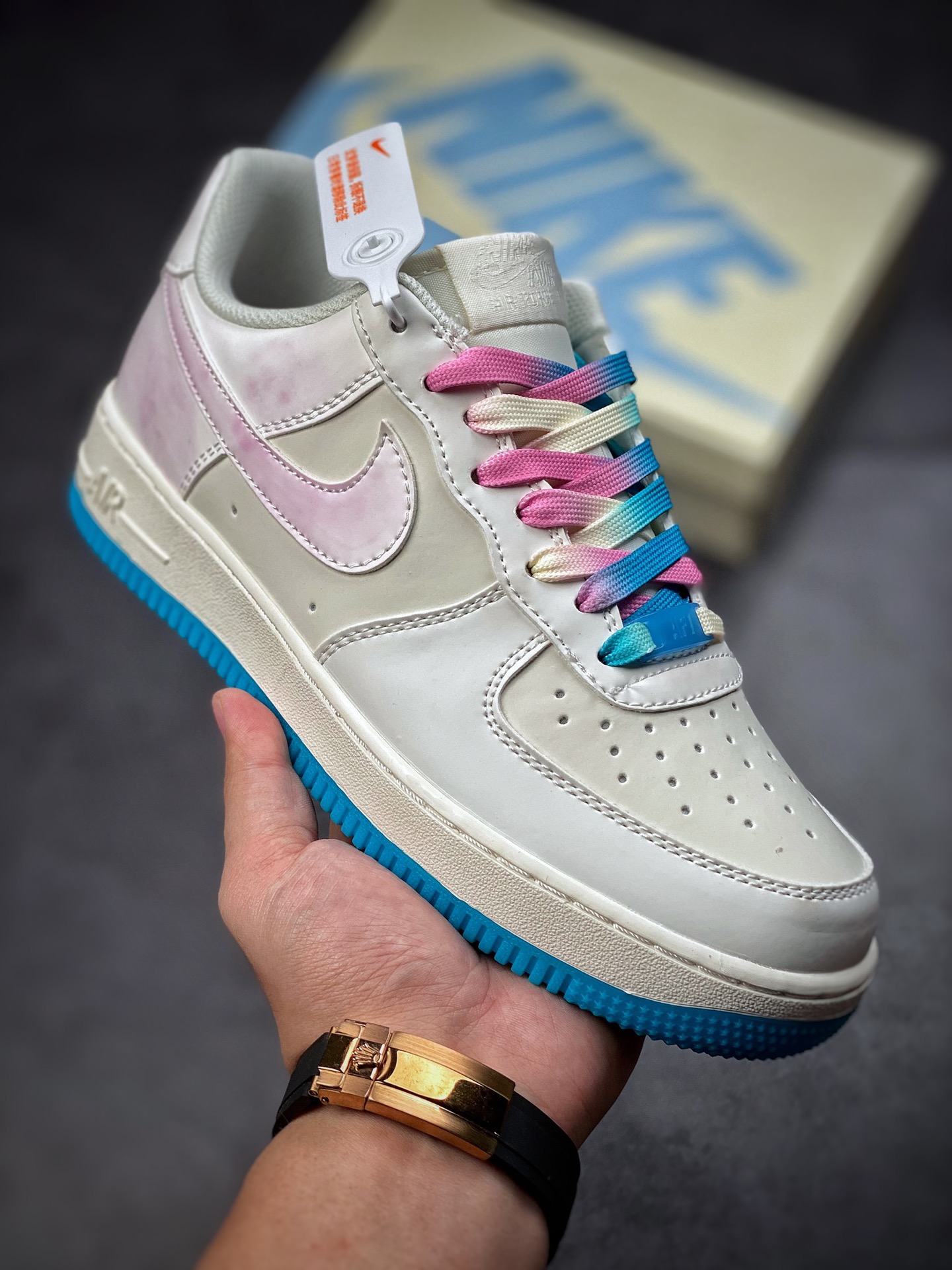 260  Nike Air Force 1 Low 07 “七彩热感应” 原楦头原纸板 CH6696-326
