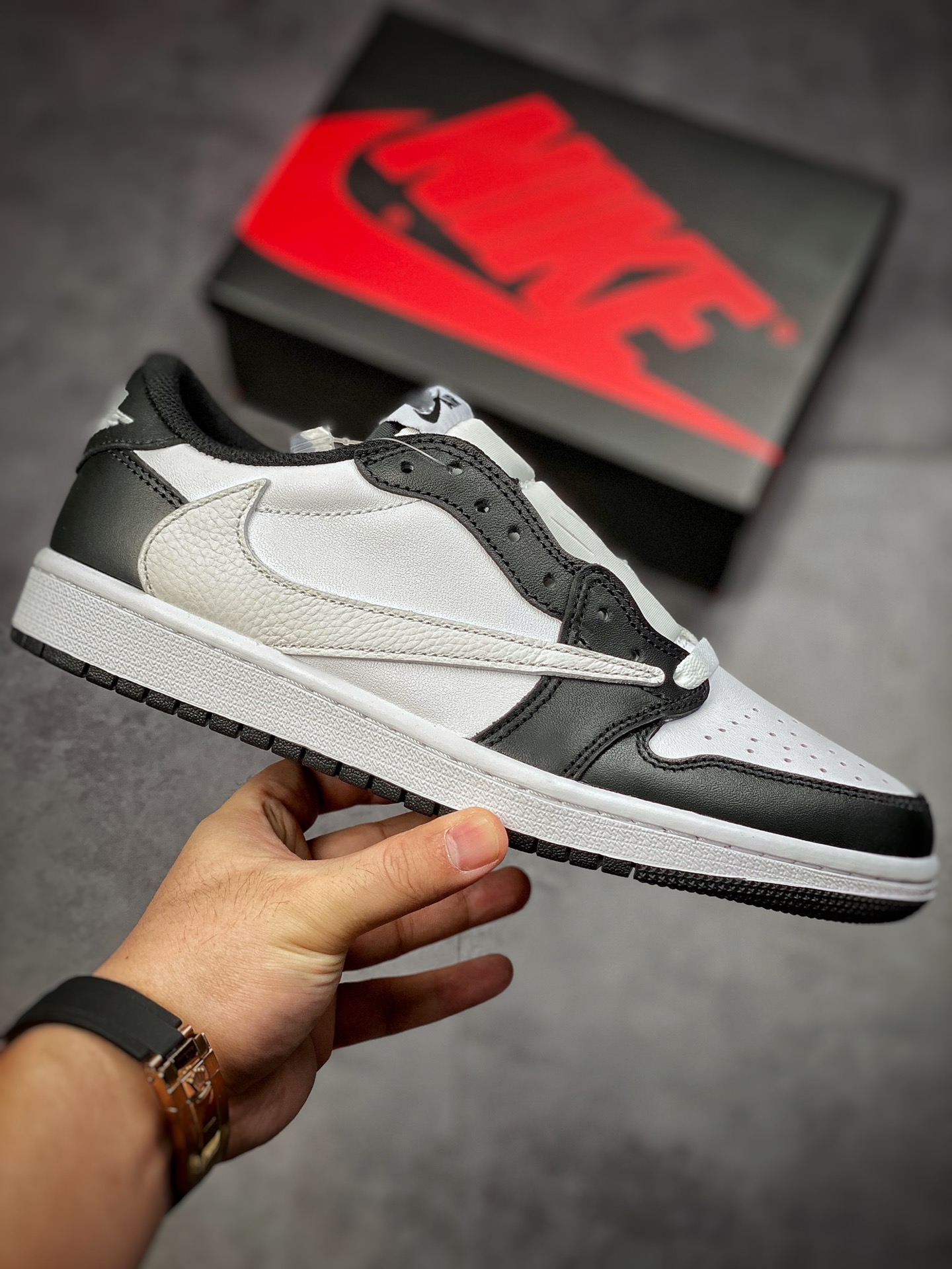 260  Travis Scott x Air Jordan 1 AJ1乔1 TS 联名倒钩 DM7866-010