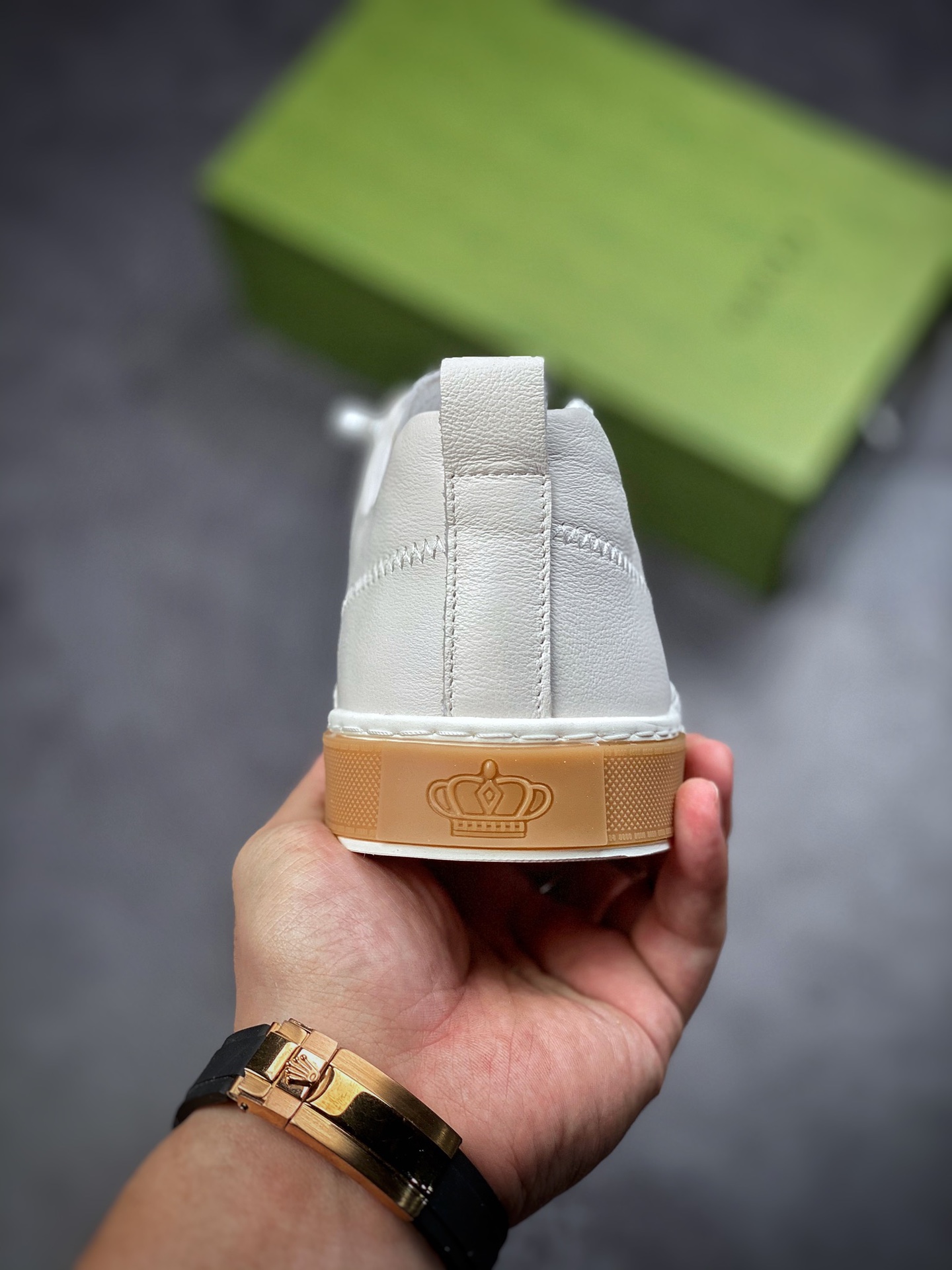 320  海外版 高奢 Gucci Screener GG High-Top Sneaker小白鞋系列
