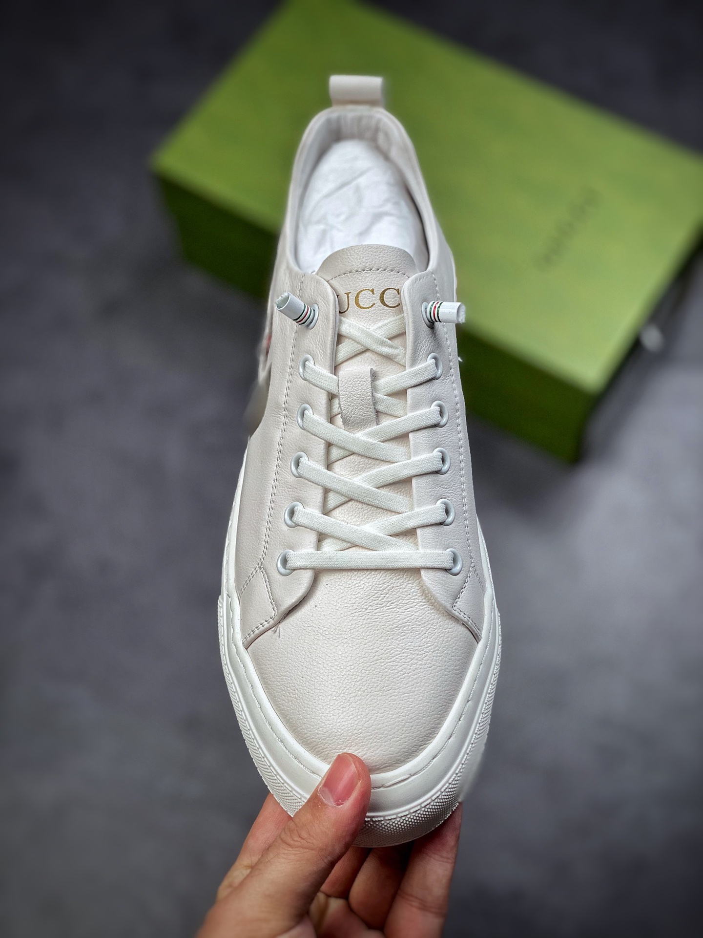 320  海外版 高奢 Gucci Screener GG High-Top Sneaker小白鞋系列