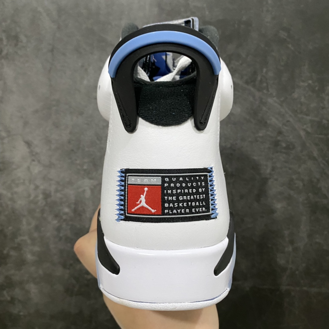 图片[4]-外贸虎扑版Air Jordan 6 Retro \”University Blue\” AJ6白蓝 大学蓝 北卡蓝 原底面 原厂裸鞋级别 极致一眼正品既视感 最大限度还原公司正品 ‼️原鞋原楦头纸板开发 原厂进口皮料打造 货号：CT8529-410 尺码：40-47.5-选品中心