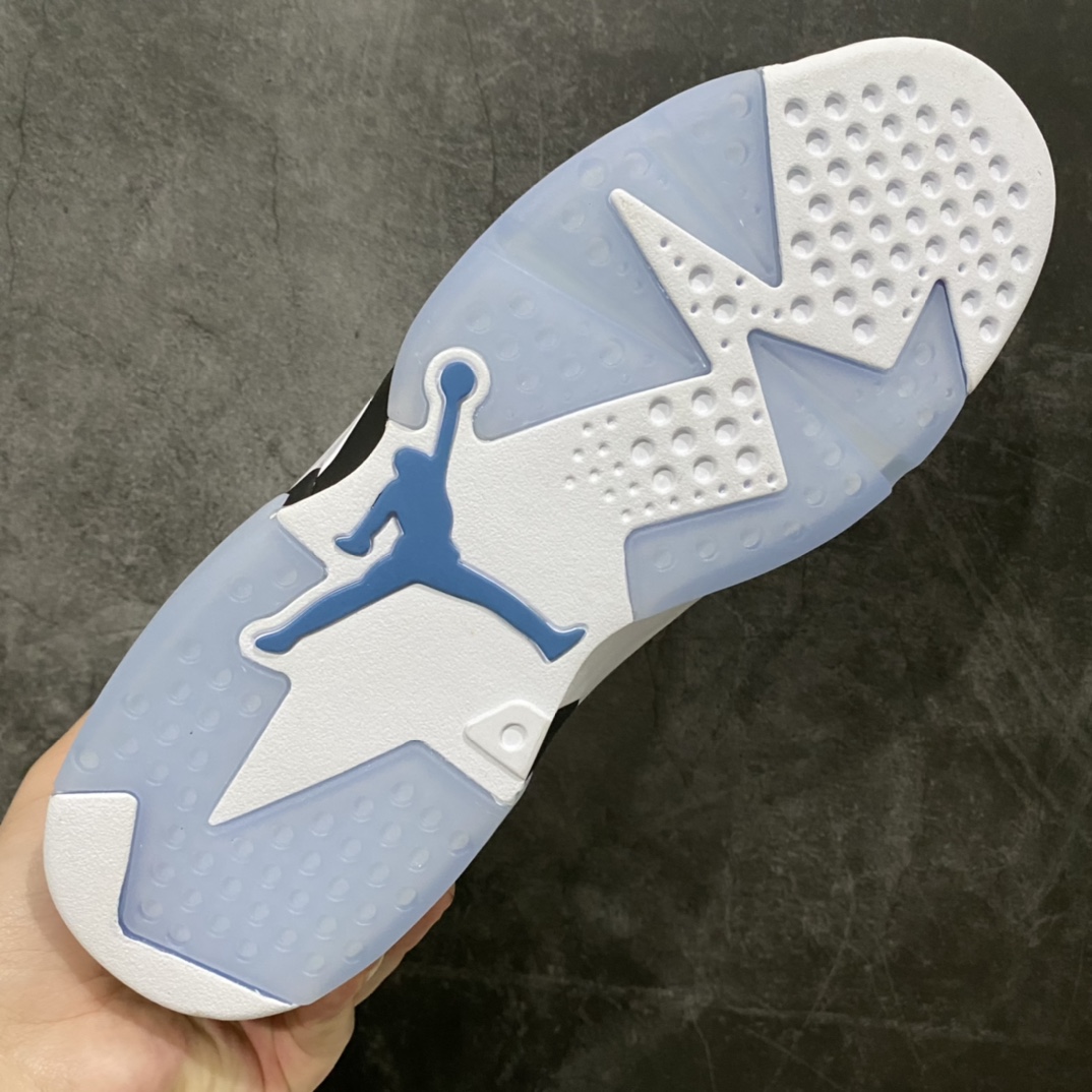 图片[9]-外贸虎扑版Air Jordan 6 Retro \”University Blue\” AJ6白蓝 大学蓝 北卡蓝 原底面 原厂裸鞋级别 极致一眼正品既视感 最大限度还原公司正品 ‼️原鞋原楦头纸板开发 原厂进口皮料打造 货号：CT8529-410 尺码：40-47.5-选品中心