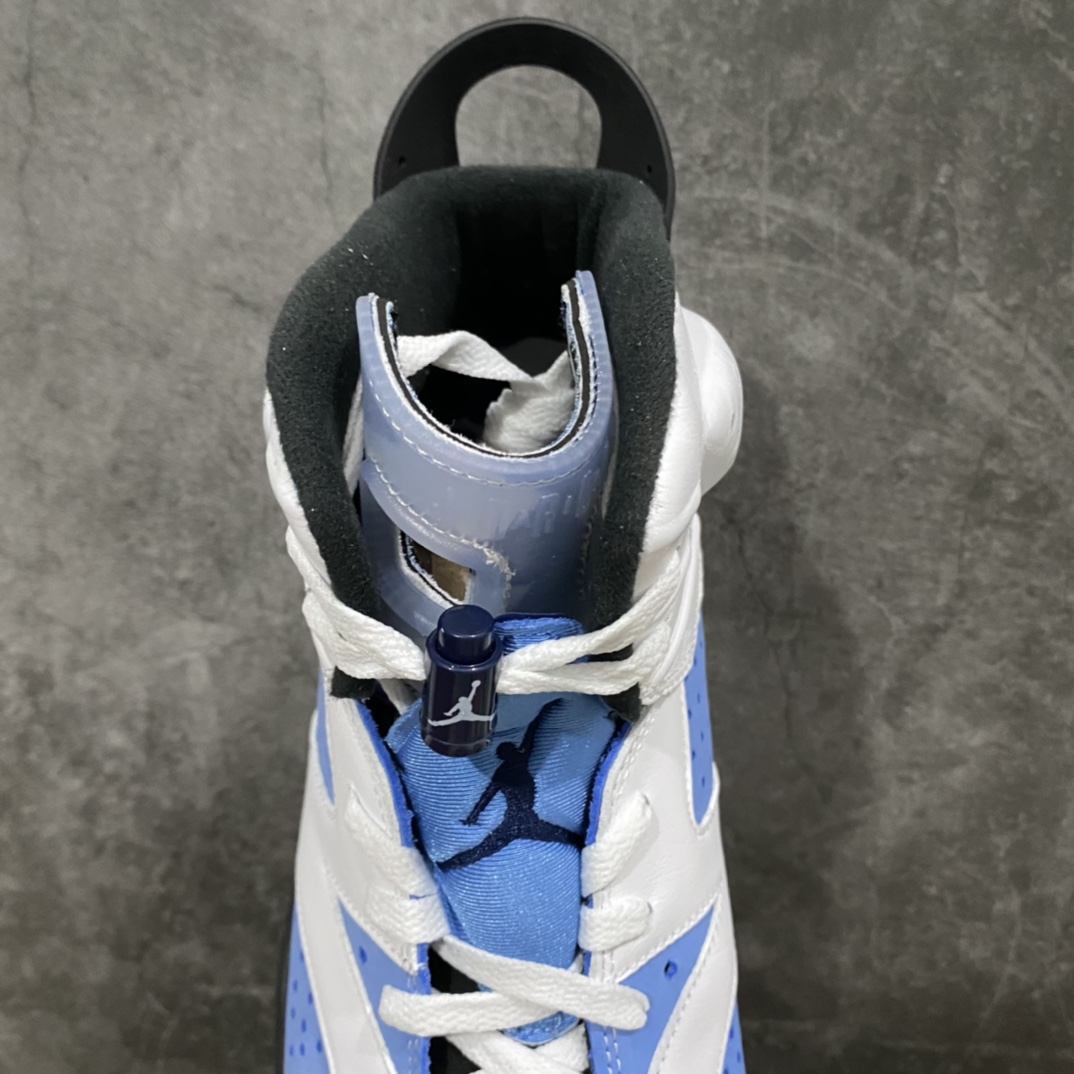 图片[8]-外贸虎扑版Air Jordan 6 Retro \”University Blue\” AJ6白蓝 大学蓝 北卡蓝 原底面 原厂裸鞋级别 极致一眼正品既视感 最大限度还原公司正品 ‼️原鞋原楦头纸板开发 原厂进口皮料打造 货号：CT8529-410 尺码：40-47.5-选品中心