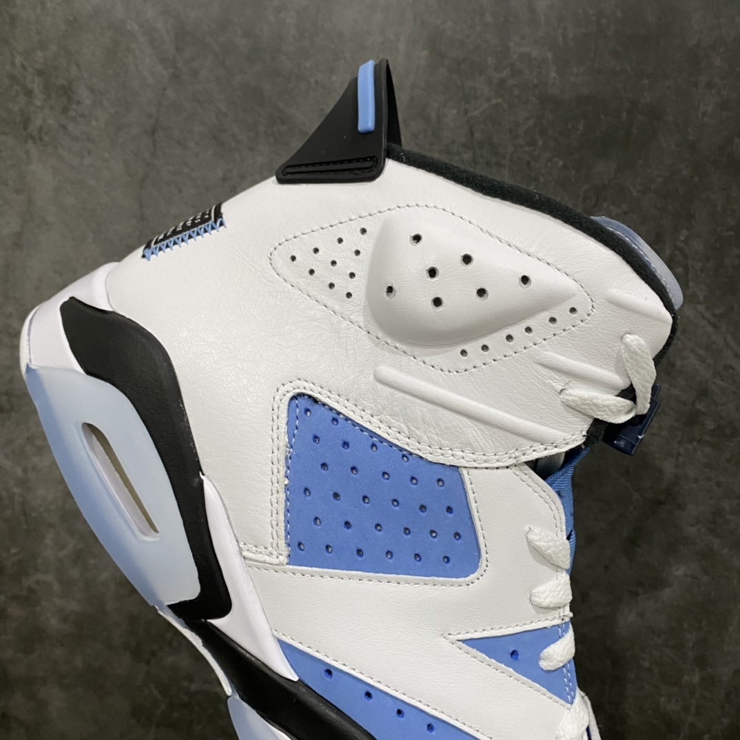 图片[7]-外贸虎扑版Air Jordan 6 Retro \”University Blue\” AJ6白蓝 大学蓝 北卡蓝 原底面 原厂裸鞋级别 极致一眼正品既视感 最大限度还原公司正品 ‼️原鞋原楦头纸板开发 原厂进口皮料打造 货号：CT8529-410 尺码：40-47.5-选品中心