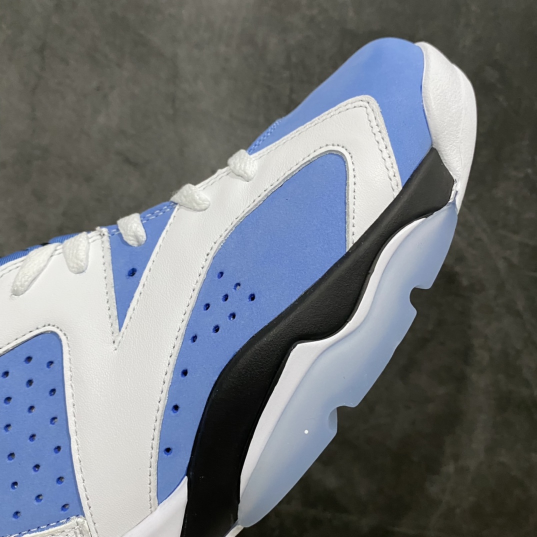 图片[6]-外贸虎扑版Air Jordan 6 Retro \”University Blue\” AJ6白蓝 大学蓝 北卡蓝 原底面 原厂裸鞋级别 极致一眼正品既视感 最大限度还原公司正品 ‼️原鞋原楦头纸板开发 原厂进口皮料打造 货号：CT8529-410 尺码：40-47.5-选品中心