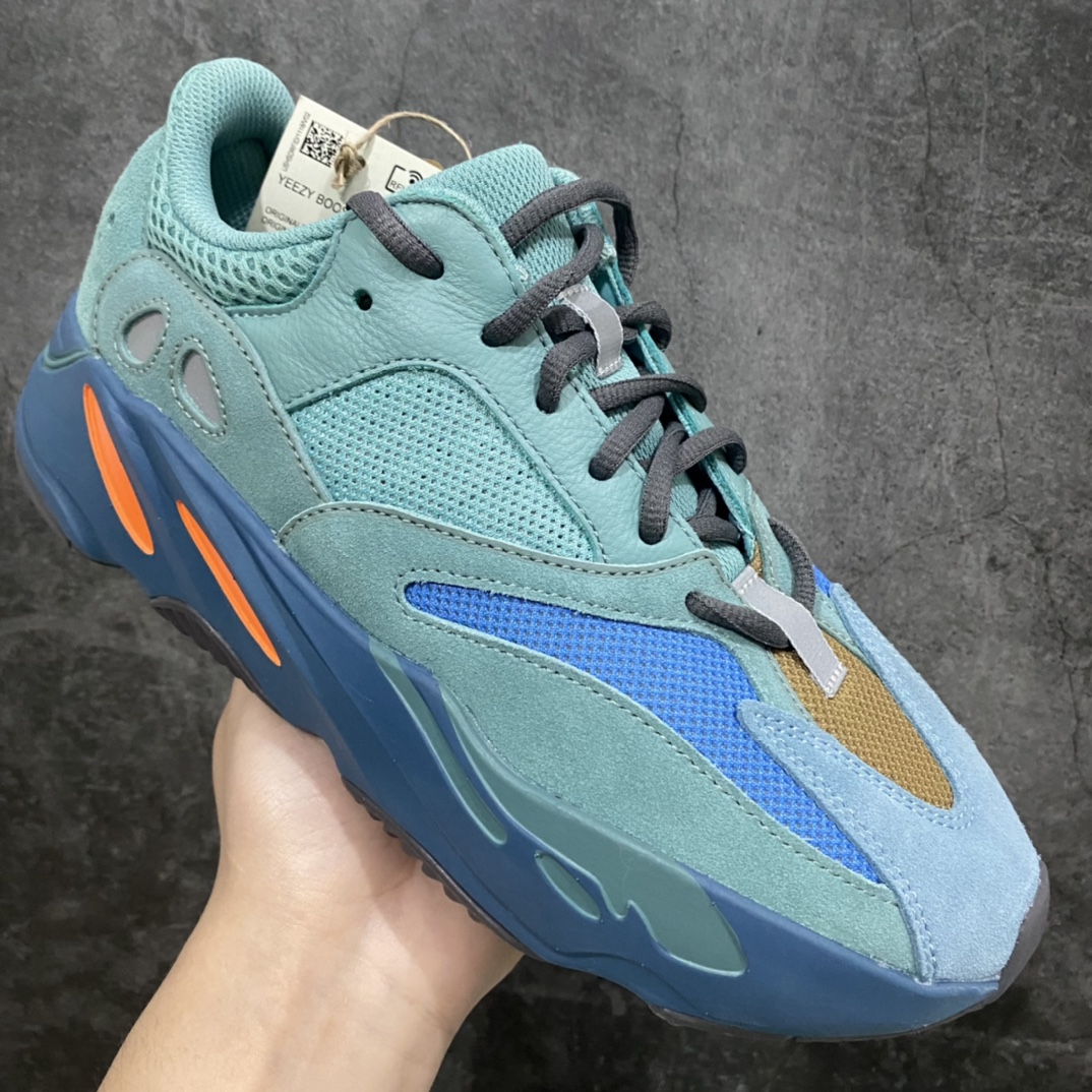 图片[3]-LW老汪版本Yeezy700 Faded Azure橄榄绿青铜器GZ2002 可以说是市场天花板之一， 所有细节和材料都是原厂的，lw的货你值得信赖💪🏻 尺码：36-47-选品中心