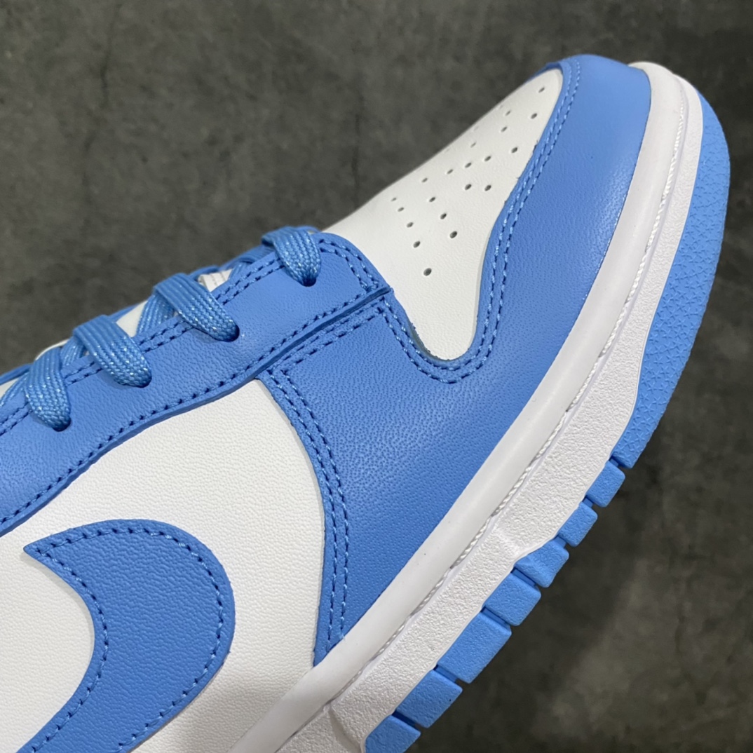 图片[6]-K版纯原Dunk 大学蓝 性价比中的天花板存在 没有之一 货号：DD1391-102 原厂Sadesa D7 皮料 厚度1.45CM 细纹排气孔完全一致 全套原楦原模倾力打造完美版型 独家原厂航空铝磨具打磨大底 鞋头坡度极致还原 无解鞋型 原盒原配 圈内天花板工艺 原厂冲刀 超高清洁度 全鞋零毛边皮料切割 采用原厂百宏鞋带以及原厂百宏织唛舌标 内标可供原厂几率过验 原厂中底布黄色点胶 原厂中底布拉帮走线遵循公司‼️ 尺码：35.5 36 36.5 37.5 38 38.5 39 40 40.5 41 42 42.5 43 44 44.5 45 46 47.5-选品中心