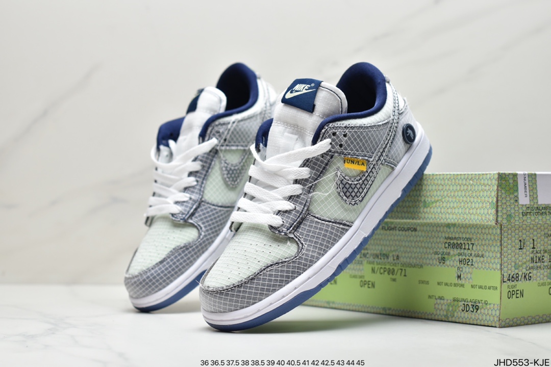 200 耐克Union LA x Nike Dunk Low 蓝色此配色采取了DJ9649-401