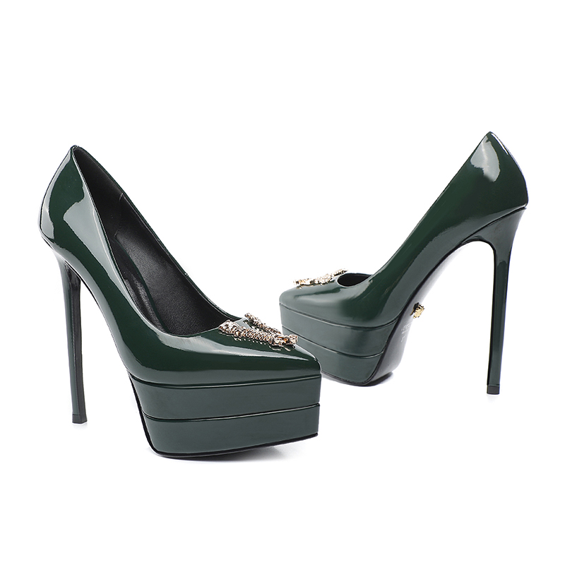 precio de fábrica: suela de goma m Suela de cuero m.. Yardage: 34-42 Versace nuevo super tacón alto 