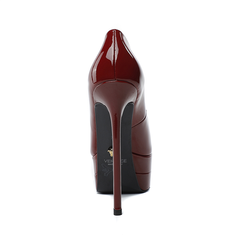 precio de fábrica: suela de goma m Suela de cuero m.. Yardage: 34-42 Versace nuevo super tacón alto 