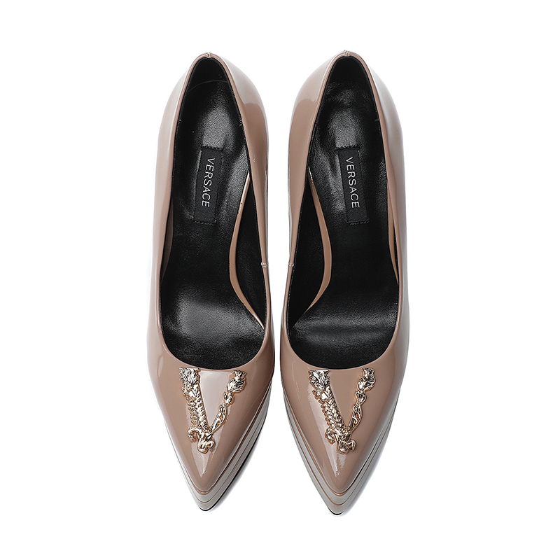 precio de fábrica: suela de goma m Suela de cuero m.. Yardage: 34-42 Versace nuevo super tacón alto 