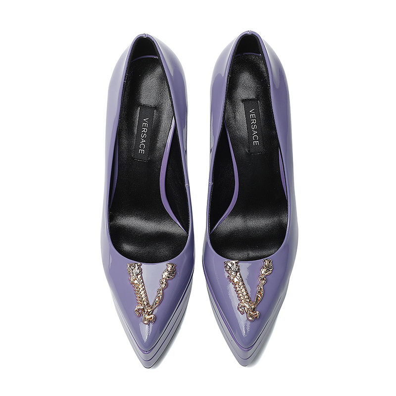 precio de fábrica: suela de goma m Suela de cuero m.. Yardage: 34-42 Versace nuevo super tacón alto 