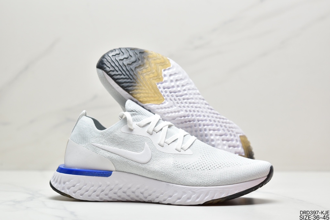 110 耐克Nike Epic React Flyknit 瑞亚超跑立体织面弹性发泡缓震鞋底 AQ0067
