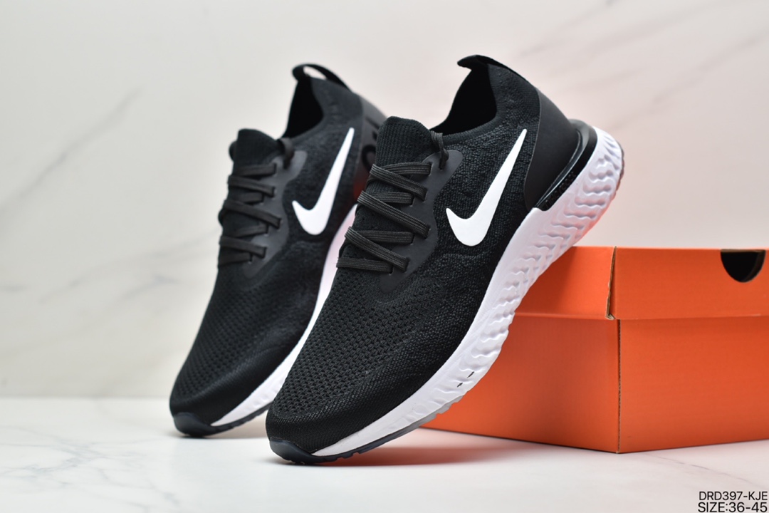 110 耐克Nike Epic React Flyknit 瑞亚超跑立体织面弹性发泡缓震鞋底 AQ0067