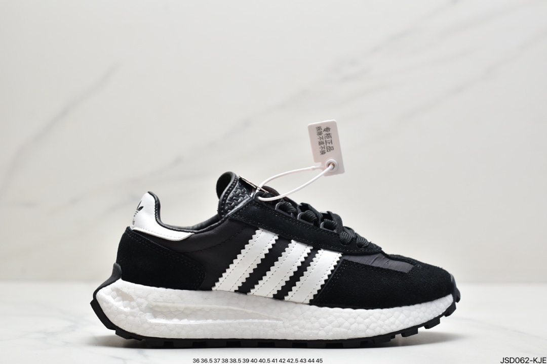 200 阿迪达斯adidas Racing 1 Boost Prototype  速度轻盈复古系列百搭透气运动慢跑鞋GW4412