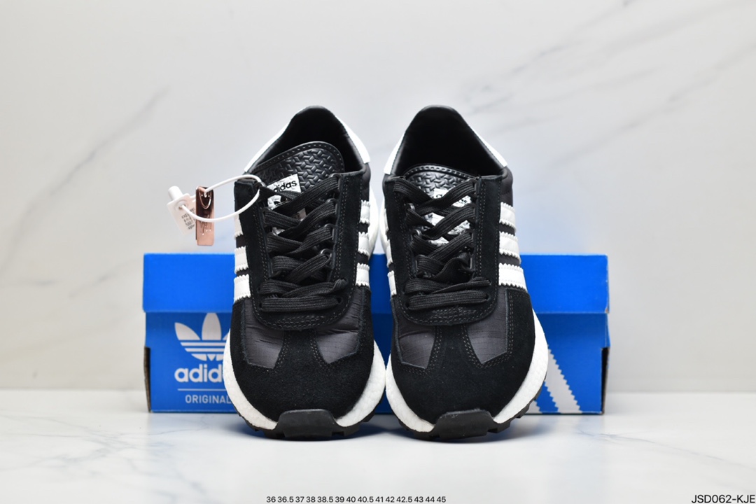 200 阿迪达斯adidas Racing 1 Boost Prototype  速度轻盈复古系列百搭透气运动慢跑鞋GW4412