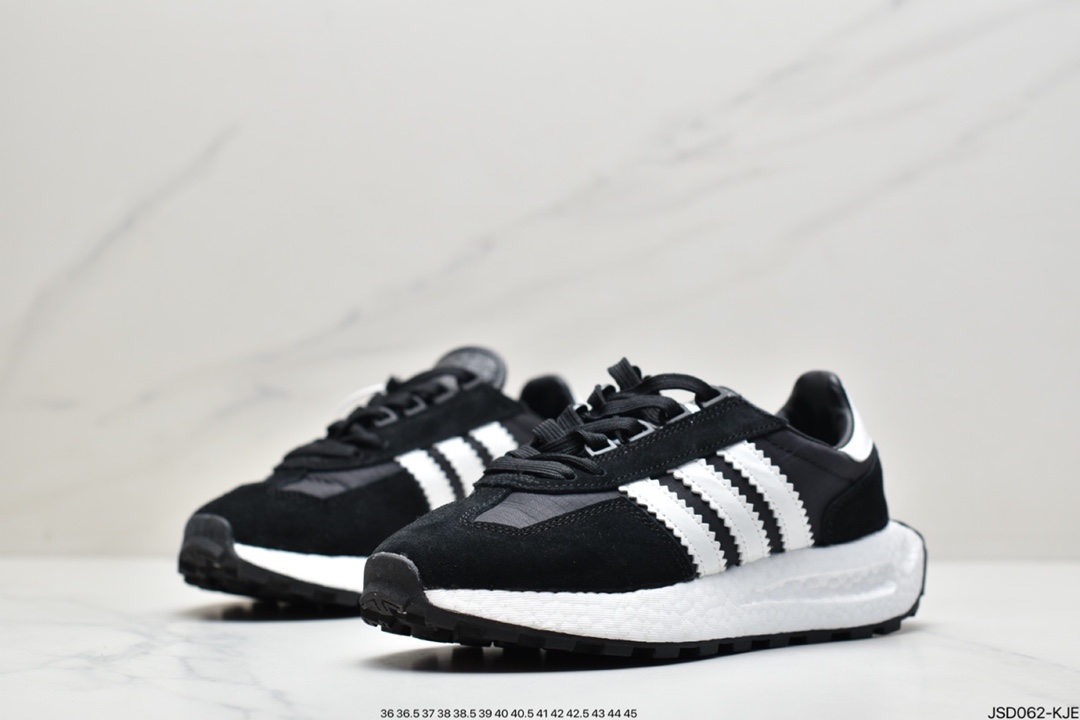 200 阿迪达斯adidas Racing 1 Boost Prototype  速度轻盈复古系列百搭透气运动慢跑鞋GW4412