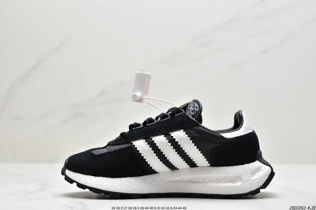 200 阿迪达斯adidas Racing 1 Boost Prototype  速度轻盈复古系列百搭透气运动慢跑鞋GW4412