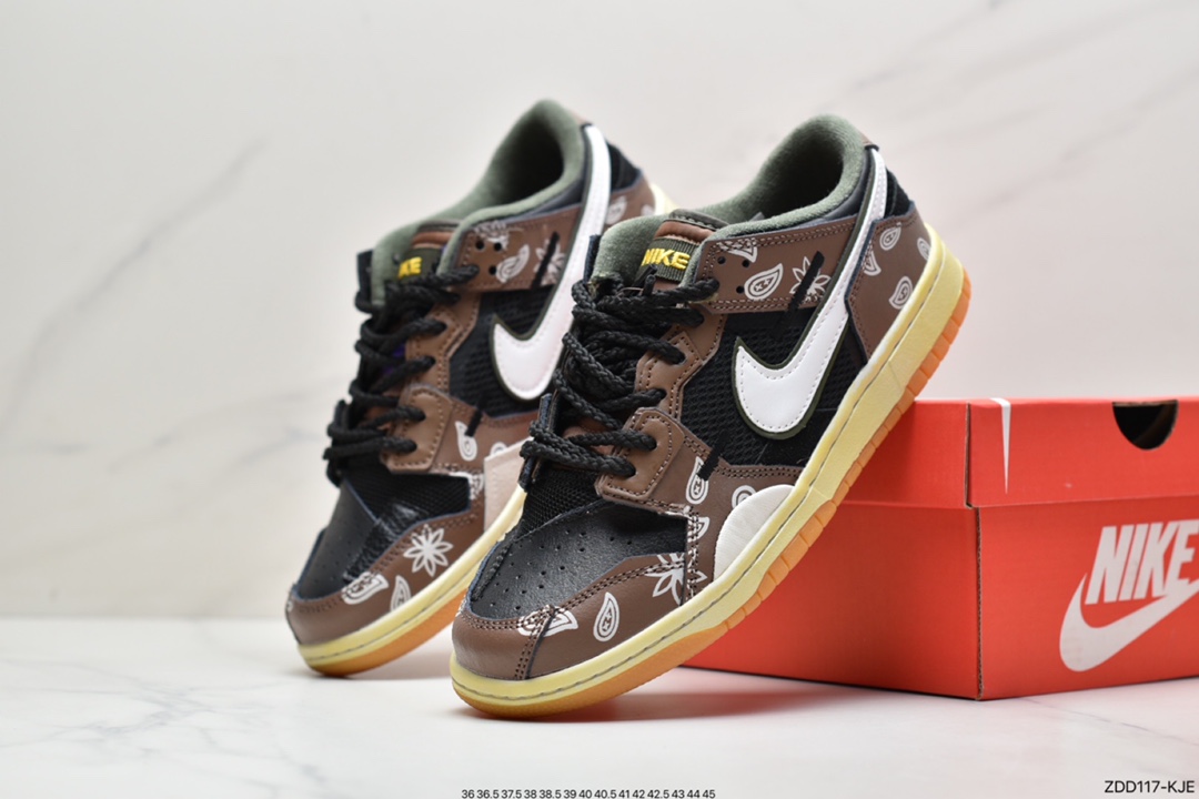 230 真标耐克Nike Dunk Scrap系列 缝合怪 黑灰色 Nike Dunk Scrap 系列休闲气垫板鞋DC9723