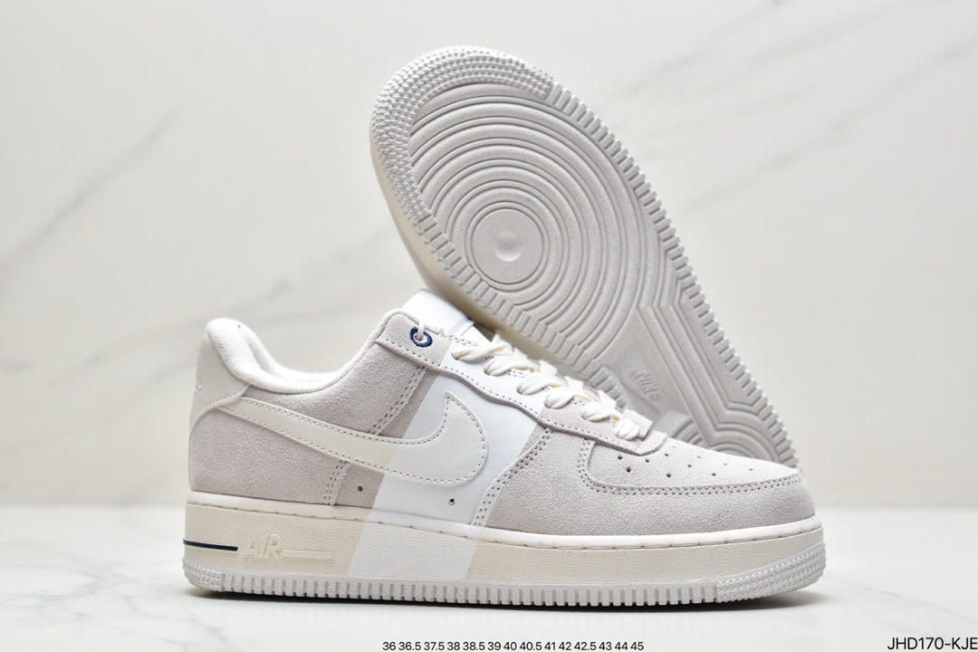 190 耐克Air Force 1 Low 原楦头原纸板头层皮面 DM8871-111