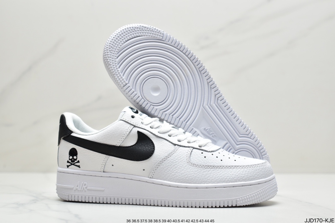 130 真标耐克 Nike Air Force1 Mid x Reigning Champ 空军一号 卫冕冠军联名款低帮板鞋 AA1117
